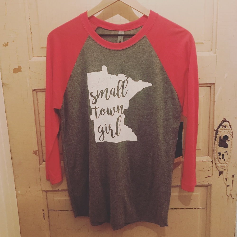 Small Town Girl Raglan Top